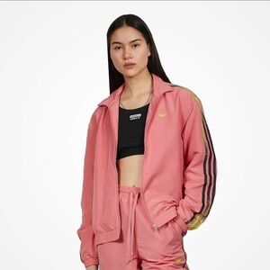 Adidas originals track jacket hazy rose pink XS
